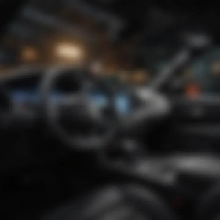 Interior view showcasing Dodge AWD technology