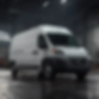 Sleek Exterior of Dodge Promaster Van High Roof Dodge Promaster Van High Roof exterior showcasing sleek design