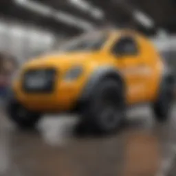 Dustbuster model showcasing its compact design