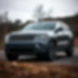Exterior view of the 2018 Jeep Grand Cherokee showcasing its sleek design