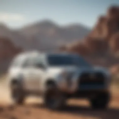 Technological Features Overview Visual representation of technological features in competing SUVs.