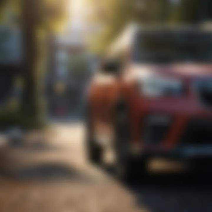Exterior view of Subaru Forester showcasing its sleek design