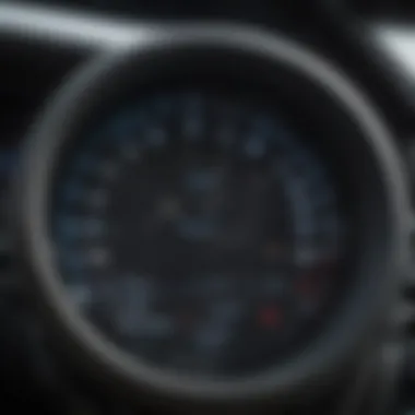 Interior dashboard of Subaru Forester highlighting technological features