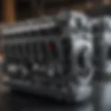 Classic inline six engine showcasing its smooth design and engineering.