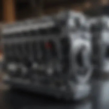 Classic inline six engine showcasing its smooth design and engineering.