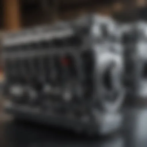 Classic inline six engine showcasing its smooth design and engineering.