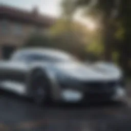 Aria Electric showcasing its aerodynamic design