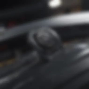Innovative Engineering Components of Audi Close-up of Audi's innovative engineering components