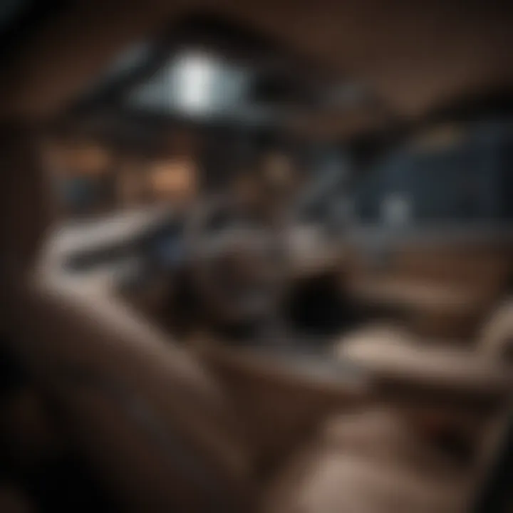 Luxurious interior showcasing high-end features