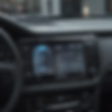 Intuitive Touchscreen Interface in Sony Radios User interface of a Sony car radio with touchscreen technology