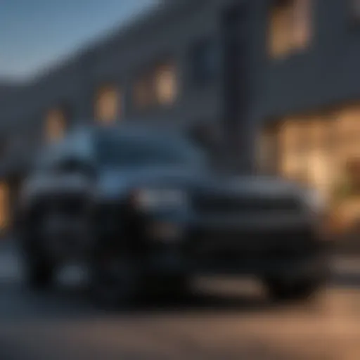 Sophisticated exterior view of the 2020 Black Jeep Grand Cherokee Limited X