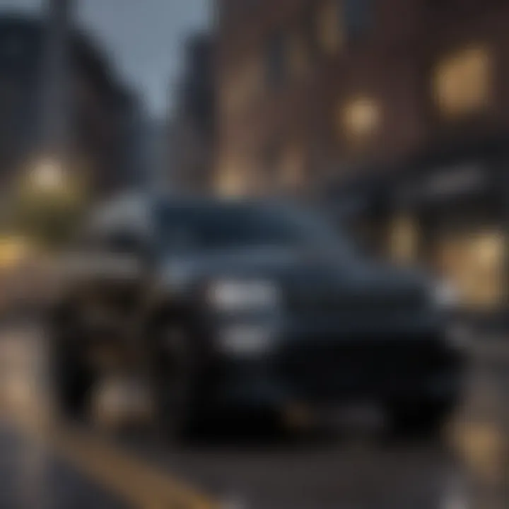 Performance features highlighted in the 2020 Black Jeep Grand Cherokee Limited X