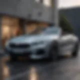 Elegant design of BMW hardtop convertible