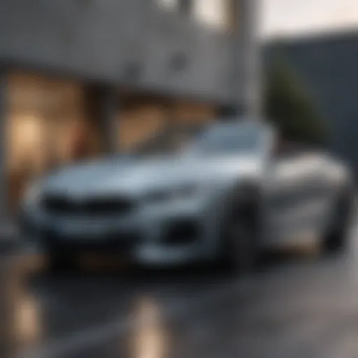 Elegant design of BMW hardtop convertible