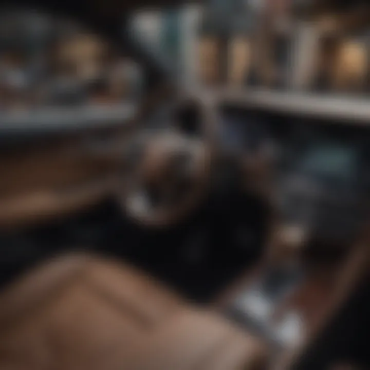 Luxury Cadillac interior showcasing design