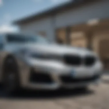 Different styles of BMW sun shades displayed