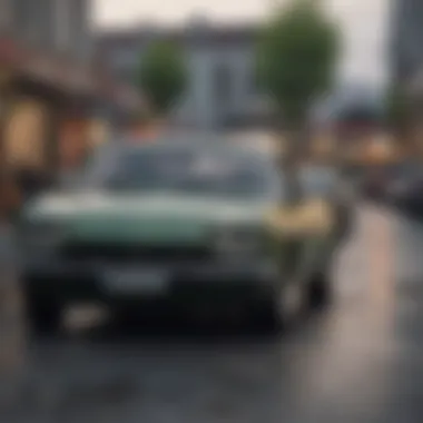 A detailed view of a cash car transaction process
