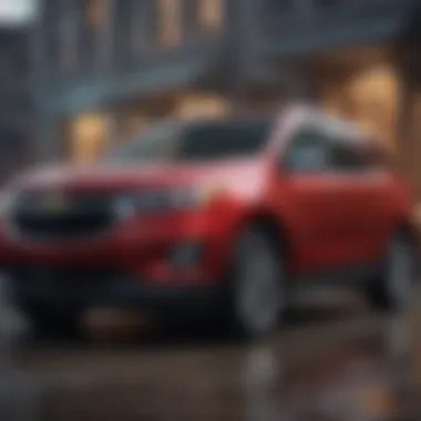 Comparative pricing chart for Chevrolet Equinox LS and LT trims