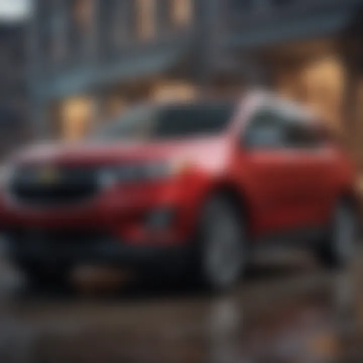 Comparative pricing chart for Chevrolet Equinox LS and LT trims