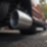 Custom exhaust tip design showcasing unique styles.