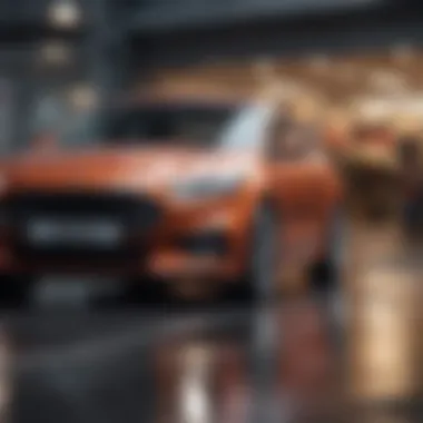 Illustration depicting a seamless online car shopping experience.