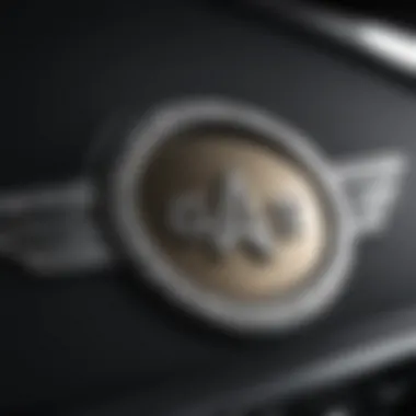 Emblem of Luxury and Craftsmanship Close-up of Genesis emblem symbolizing luxury and craftsmanship