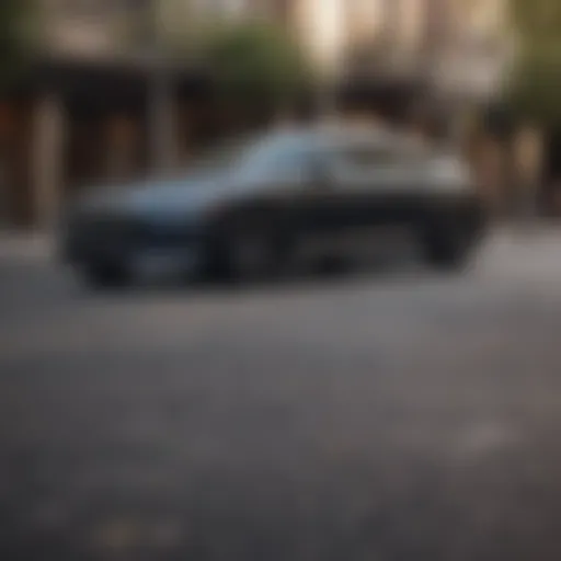 Sleek Genesis luxury sedan parked in an urban setting