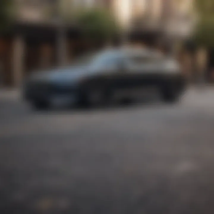 Sleek Genesis luxury sedan parked in an urban setting
