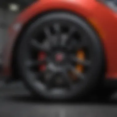 Comparison of different wheel materials used in the 2020 Honda Civic Si.