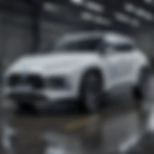 A futuristic hydrogen fuel cell vehicle showcasing clean technology