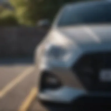 Sleek Exterior Design of Hyundai Sonata N Line Hyundai Sonata N Line in Hampton Gray showcasing sleek exterior design