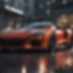 Advanced car alarm system display