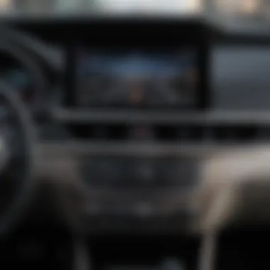 Dashboard display illustrating advanced technology options