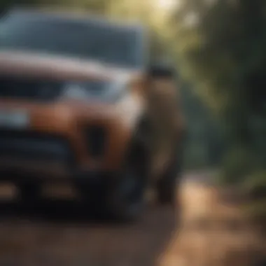 Safety Features of the Land Rover Discovery Safety features and ratings illustrated in a graphical format