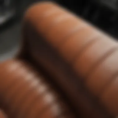 Leather Upholstery Maintenance Detailed close-up of leather upholstery maintenance techniques