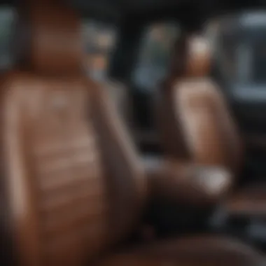 Installation guide for leather seat covers in SUVs