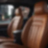 Luxurious leather SUV seat covers enhancing interior aesthetics