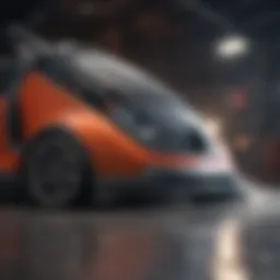 Powerful vacuum cleaner showcasing advanced suction capabilities