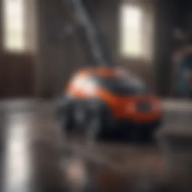 Vacuum cleaner demonstrating versatility in cleaning various surfaces
