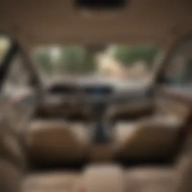 Spacious Interior Layout of the Nissan Quest Interior layout of the Nissan Quest highlighting spaciousness