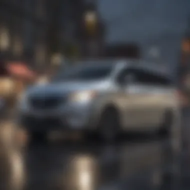 Nissan Quest on the road emphasizing performance capability