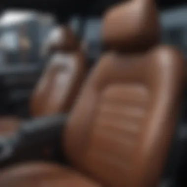 Different materials used in truck seat covers