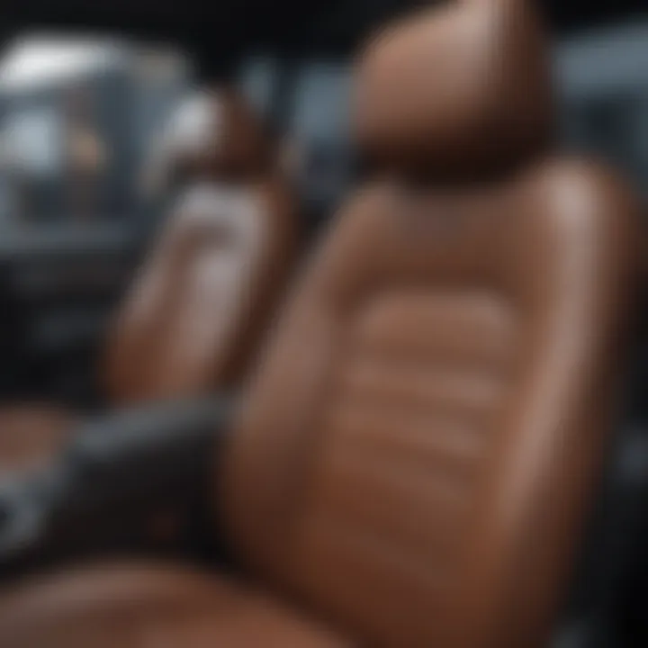 Different materials used in truck seat covers