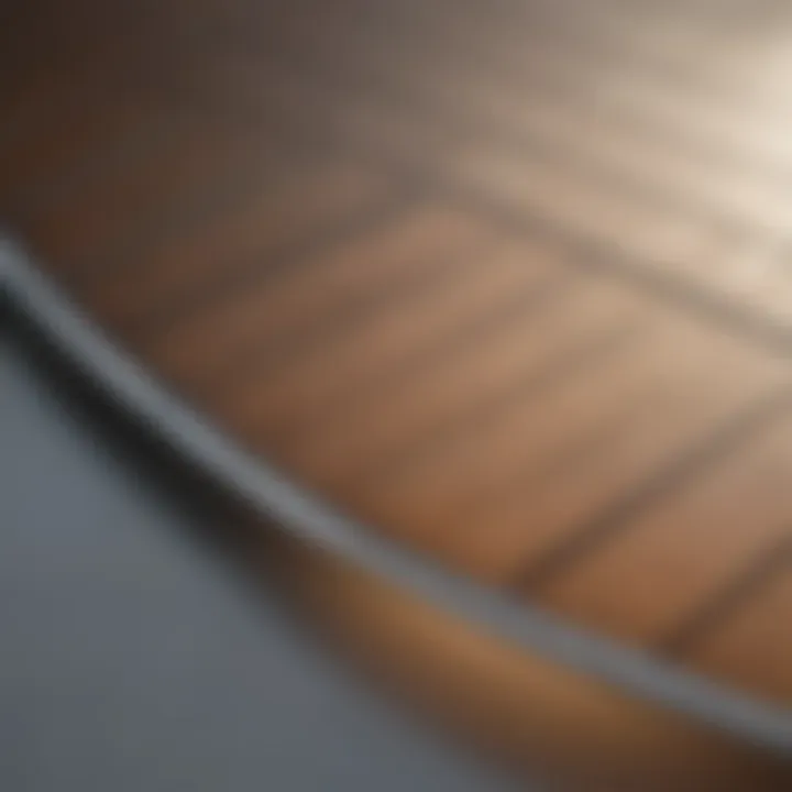 Close-up of solar shield materials used in window shades.