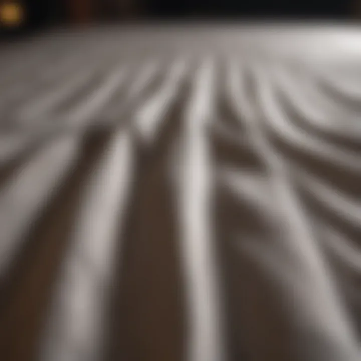 Close-up of the material used in Tacoma bed covers