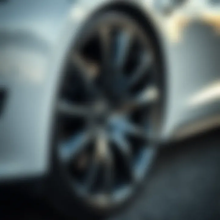 Close-Up of 19-Inch Tempest Wheels Close-up of 19-inch Tempest wheels highlighting design details