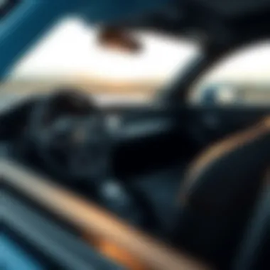 Interior view highlighting the tech features of a 911R.