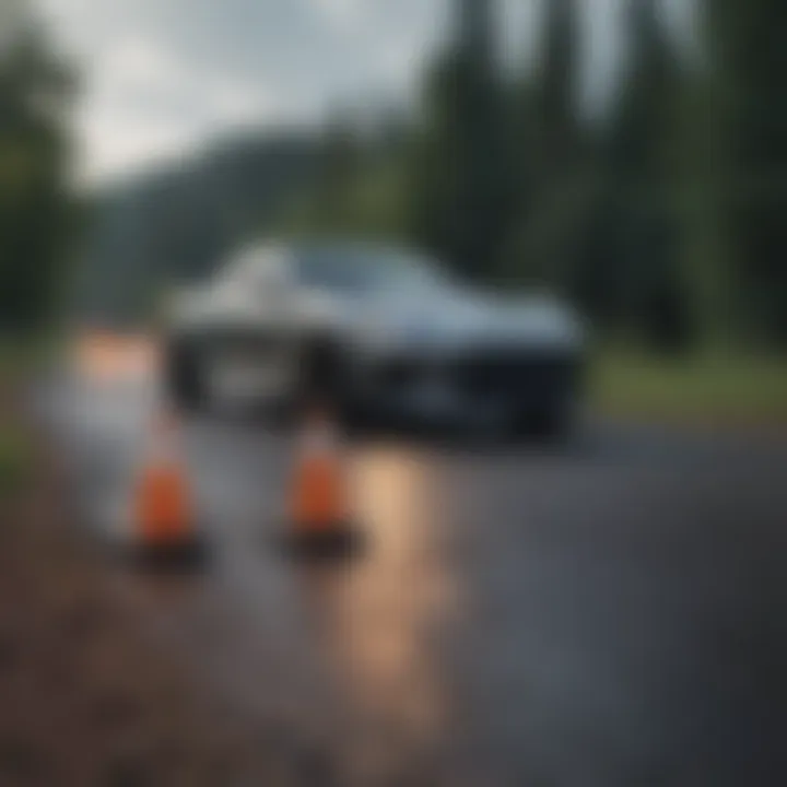 Variety of driving scenarios requiring safety kits