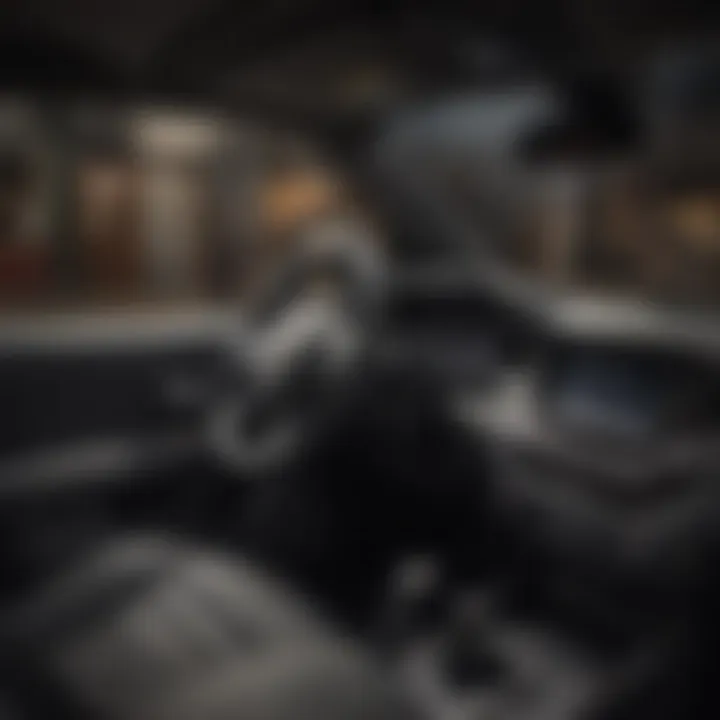 Interior view of a Chevrolet car emphasizing technology