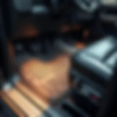 Stylish truck floor mat complementing vehicle interior